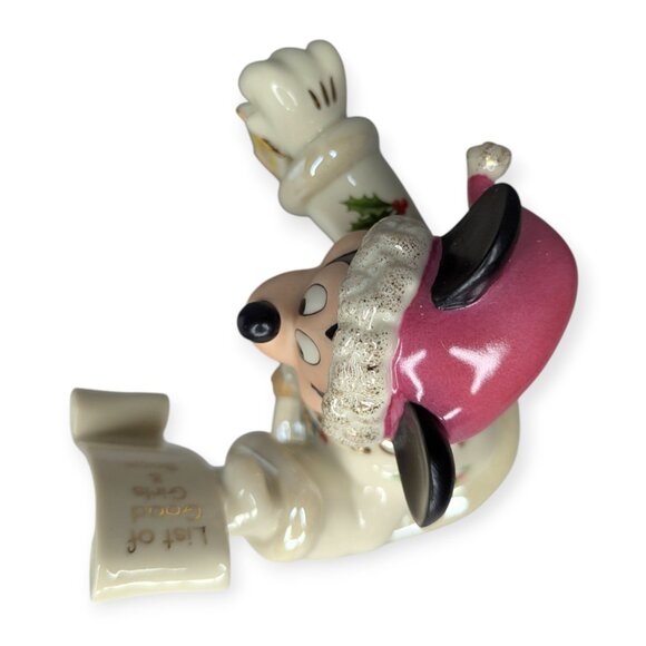 Lenox/Disney Victorian Santa Mickey Mouse Porcelain Figure Original Box 6" Tall - Picture 6 of 16